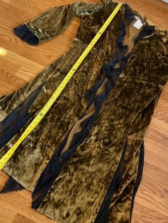 Free People Raveena Duster Golden Combo size Large NWT - Picture 10 of 14